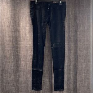 SIWY. Size 27. Velour Striped Black Pants